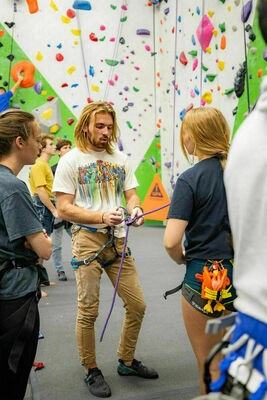 Lead Climbing and Lead Belaying Class